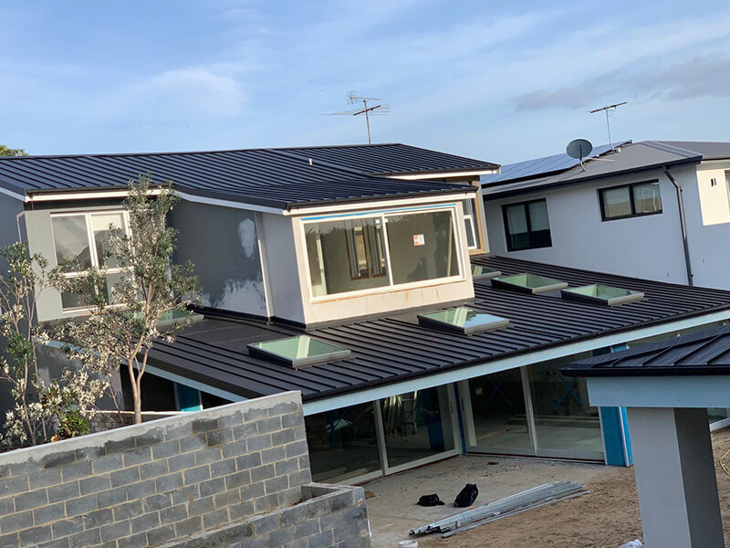 Standing Seam Zinc Cladding