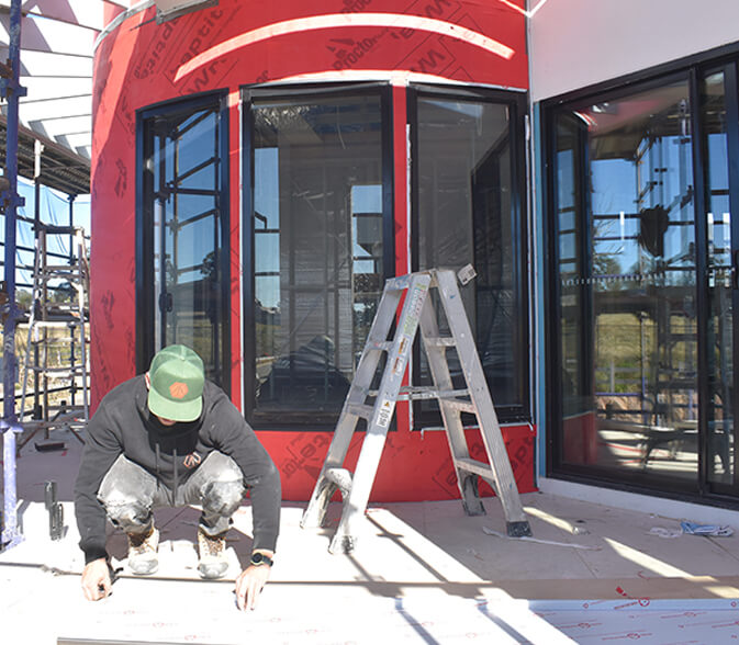 Standing Seam Zinc Cladding