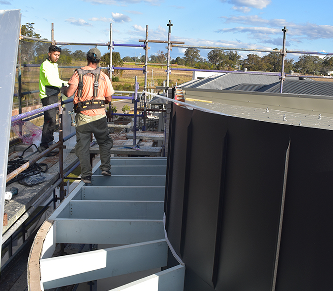 Standing Seam Zinc Cladding