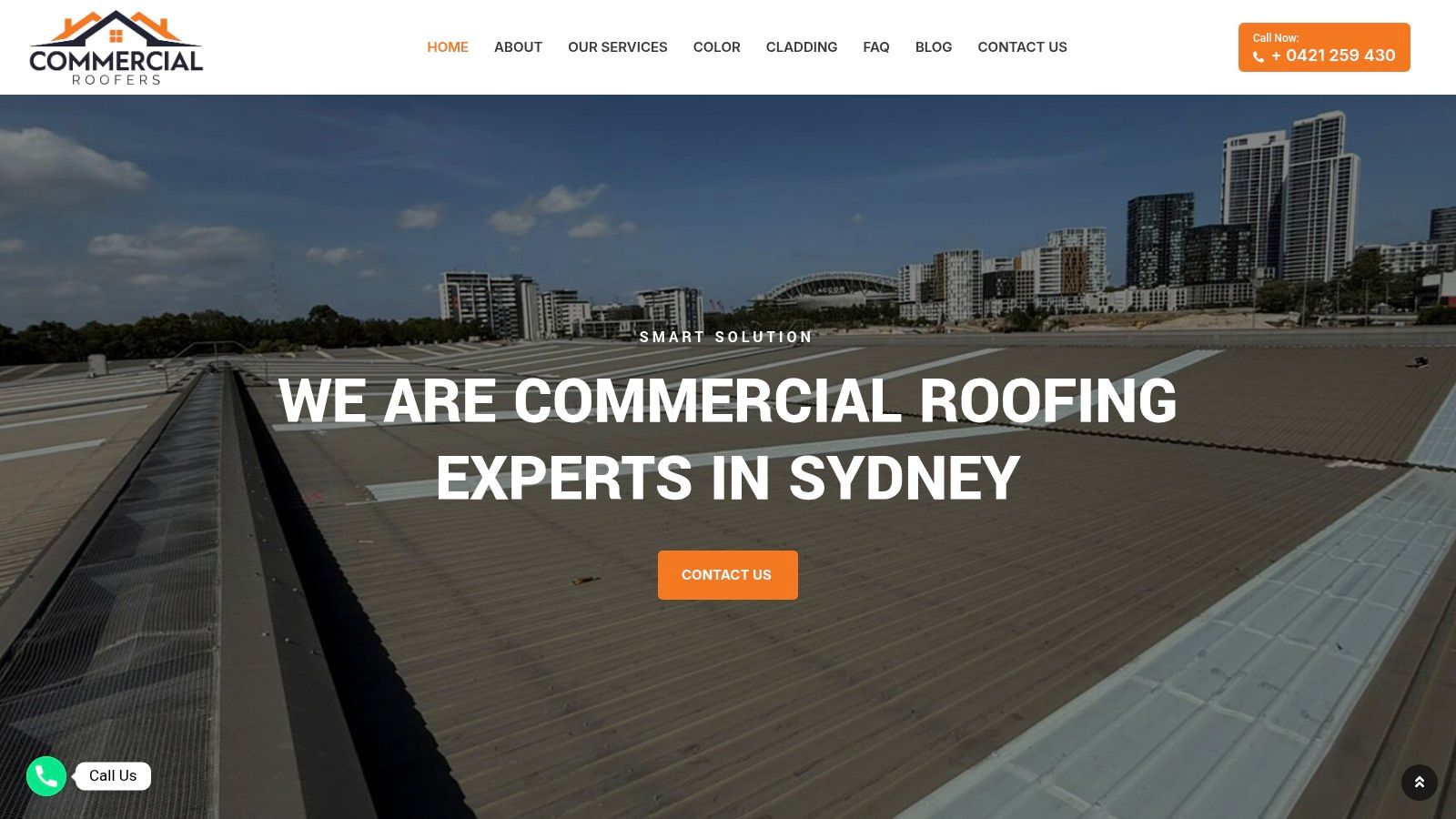 Screenshot from https://commercialroofers.net.au